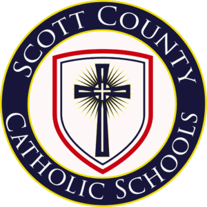 Scott County Catholic Schools logo.