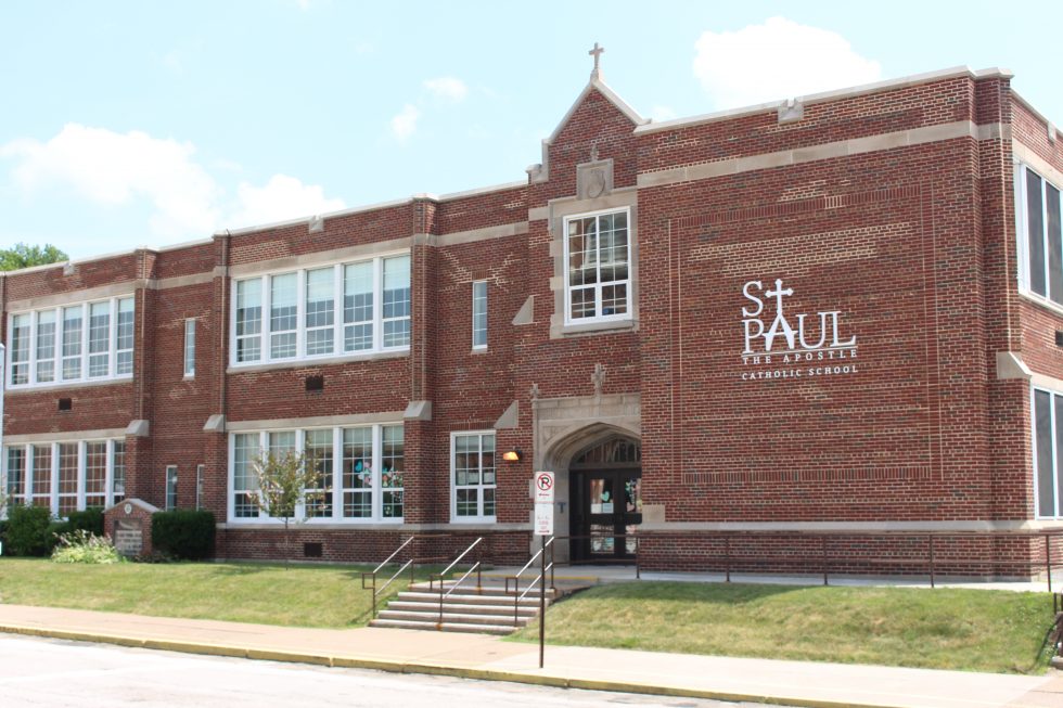 St. Paul Catholic School building.