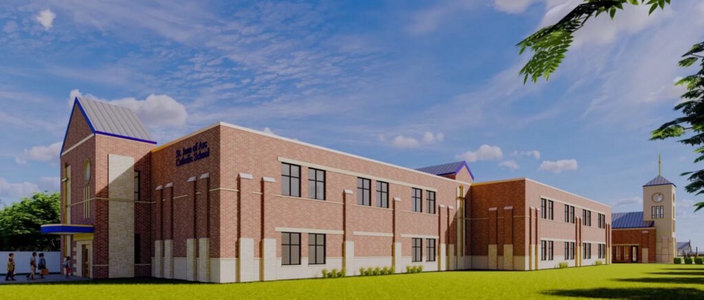 St. Joan of Arc School Building.